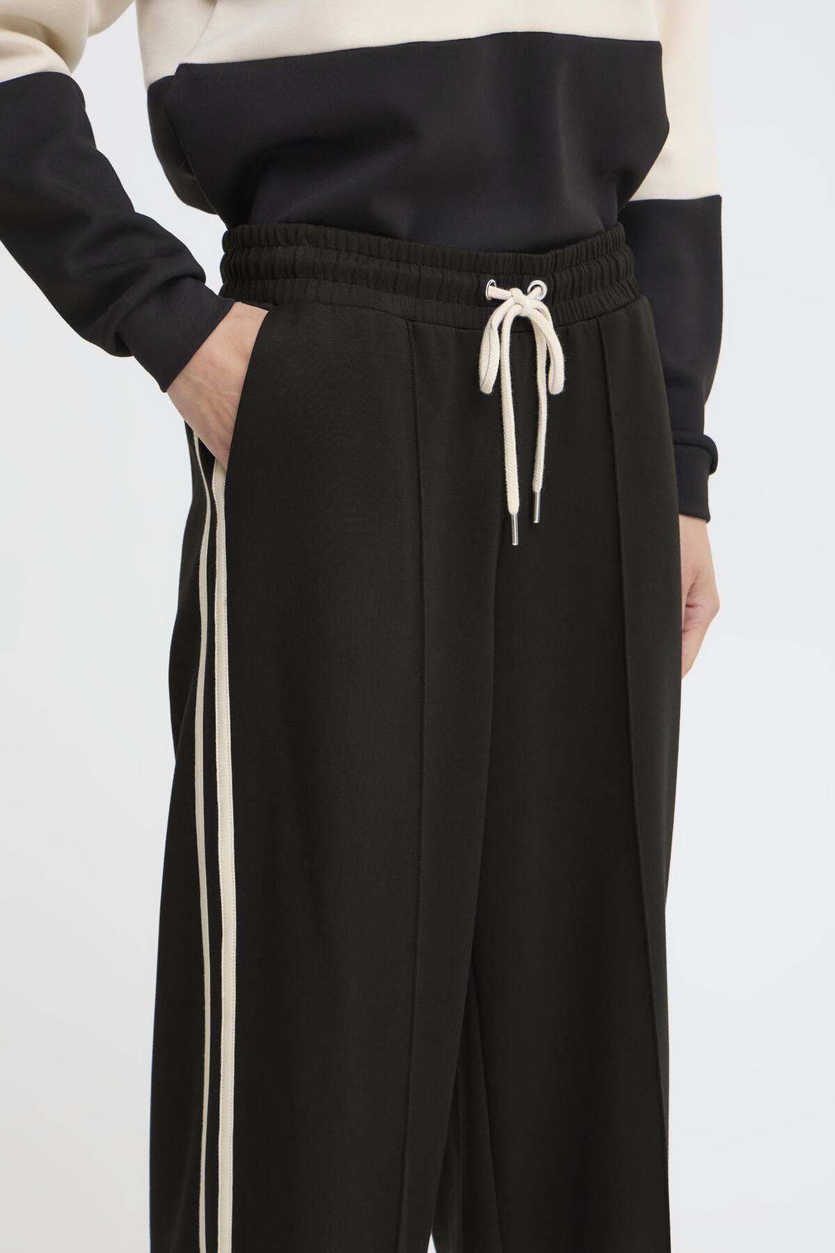 Pusti Contrast Pants - Meteorite