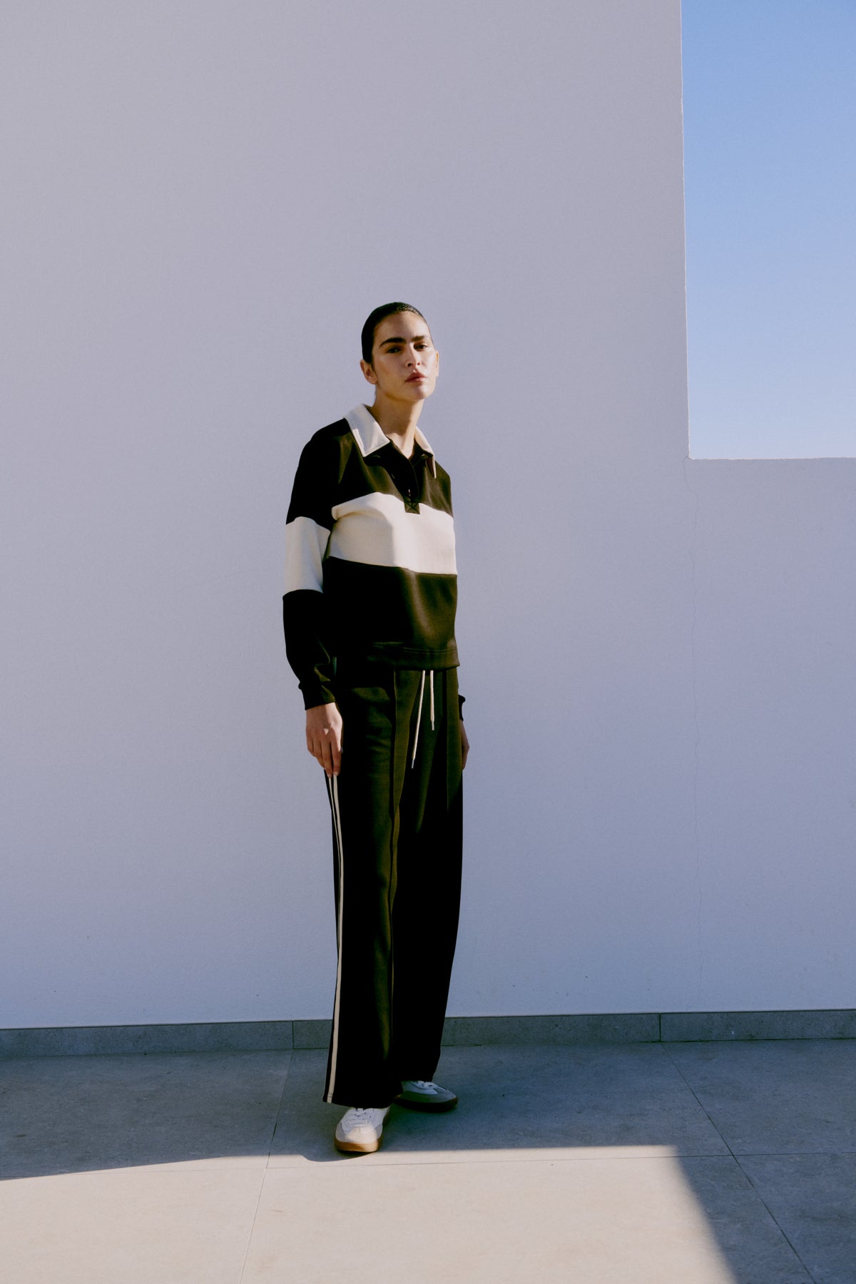 Pusti Contrast Pants - Meteorite