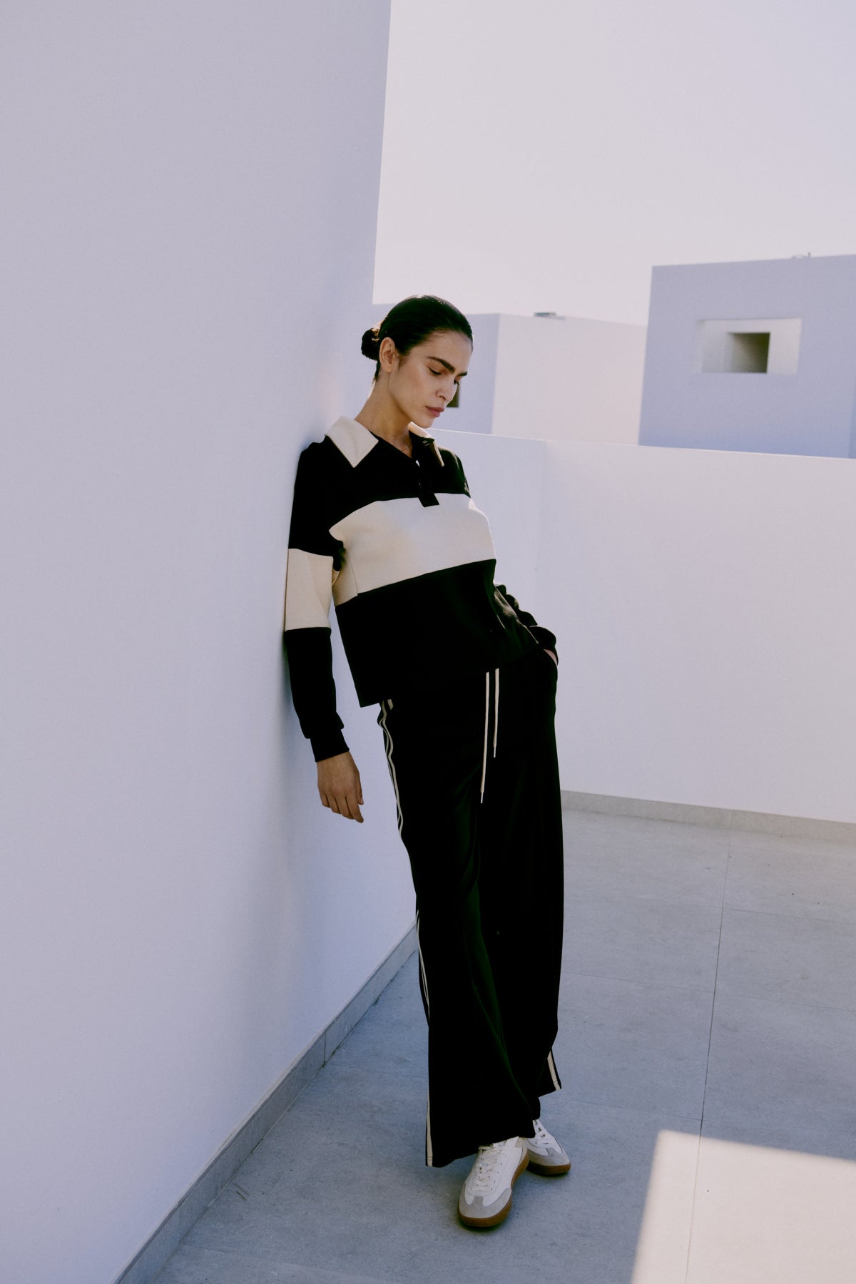 Pusti Contrast Pants - Meteorite