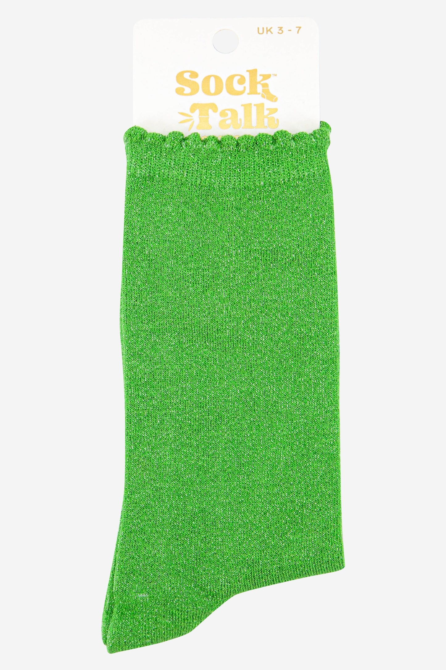Glitter Socks - Apple Green