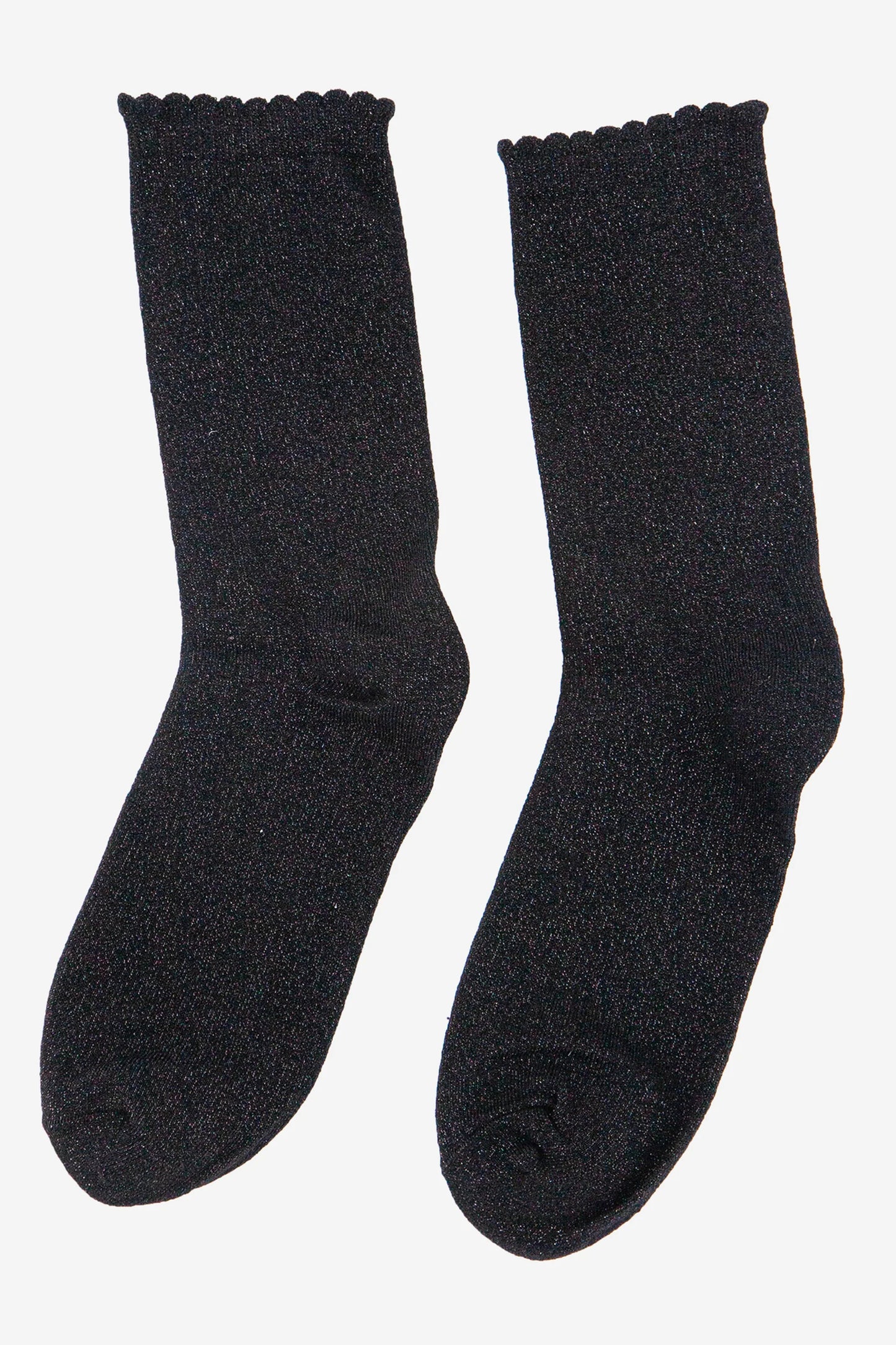 Glitter Socks - Black/Silver