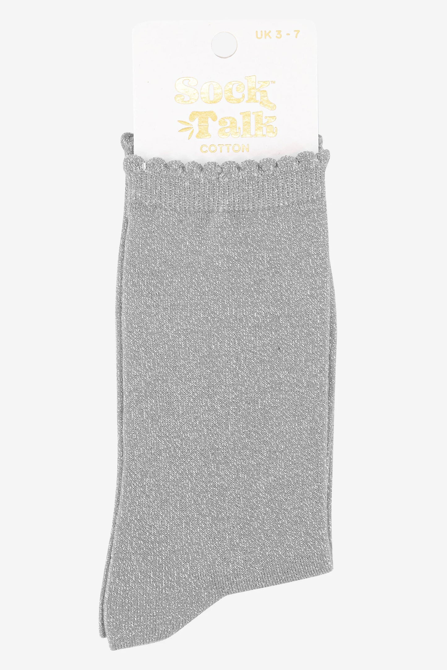 Glitter Socks - Grey