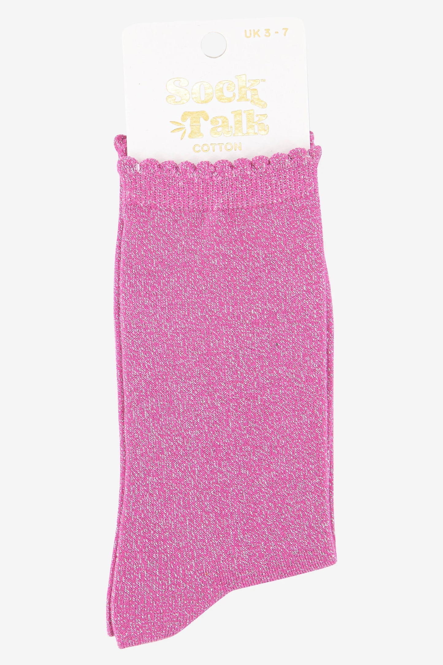 Glitter Socks - Hot Pink