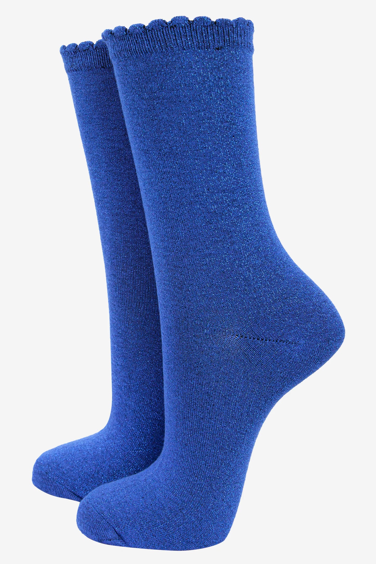 Glitter Socks - Electric Blue