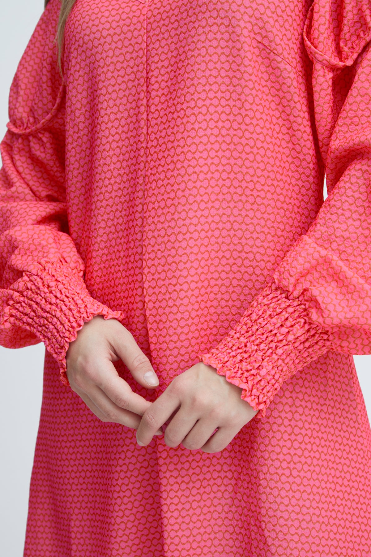 Savino Dress - Pink Printed