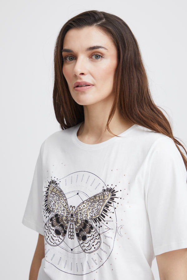 Elona T-Shirt- Blanc de Blanc