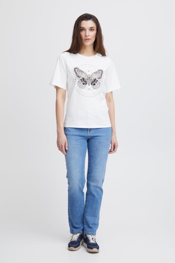 Elona T-Shirt- Blanc de Blanc