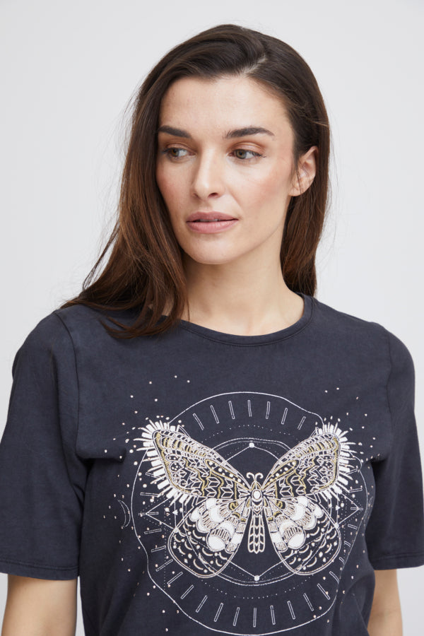 Elona T-Shirt- Black Beauty