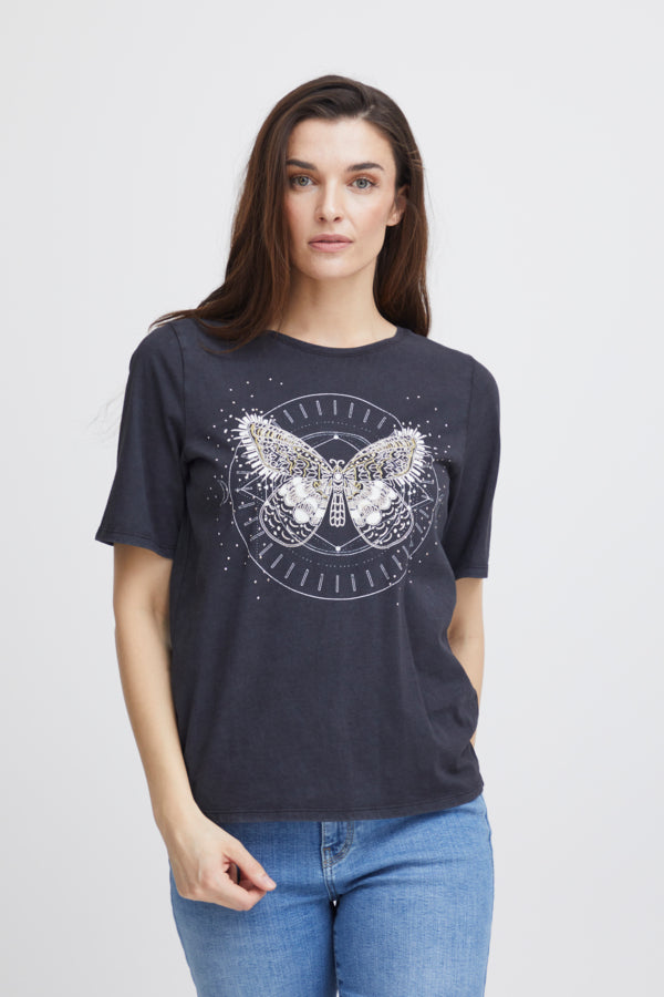 Elona T-Shirt- Black Beauty