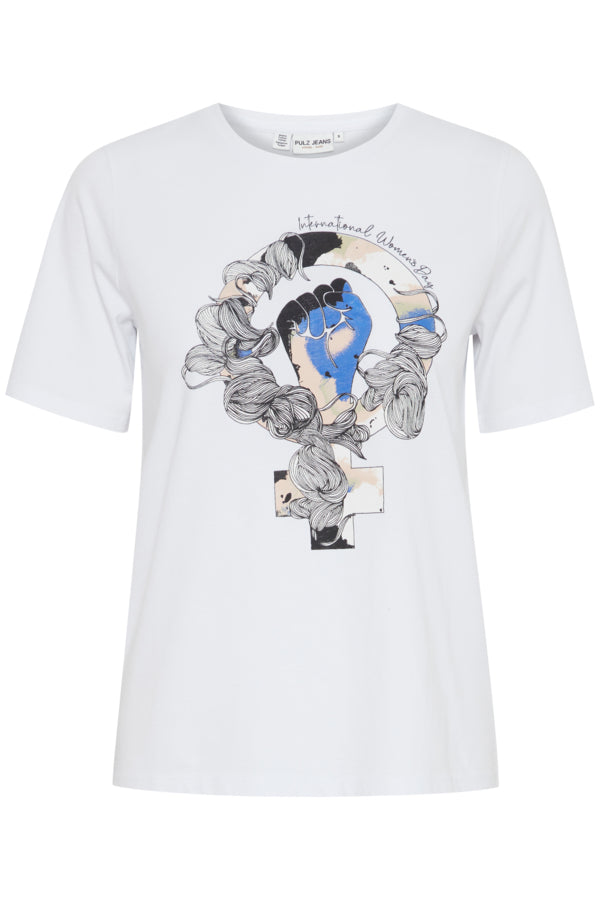 Ady T-Shirt- Bright White