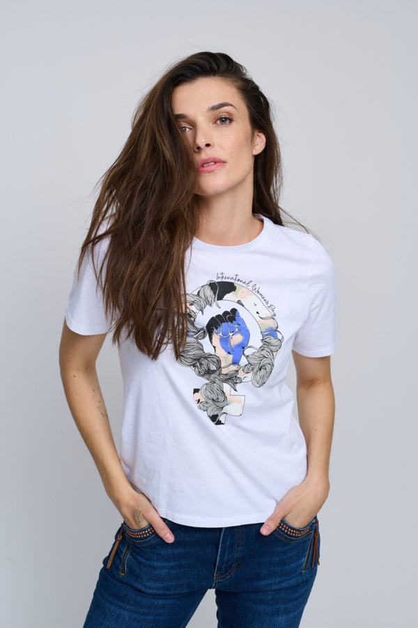 Ady T-Shirt- Bright White