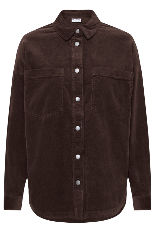 Sally Oversized Shirt - Espresso