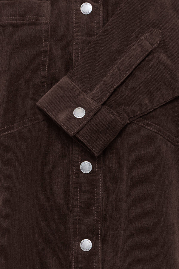 Sally Oversized Shirt - Espresso