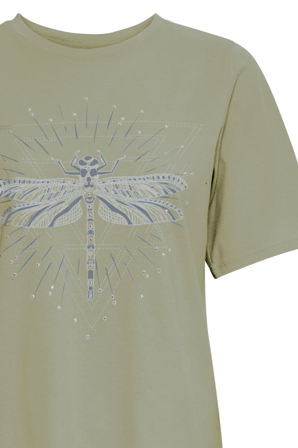 Dragonfly T-Shirt - Deep Lichen Green