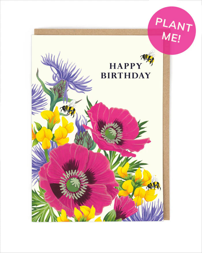 Happy Birthday Plantable Card