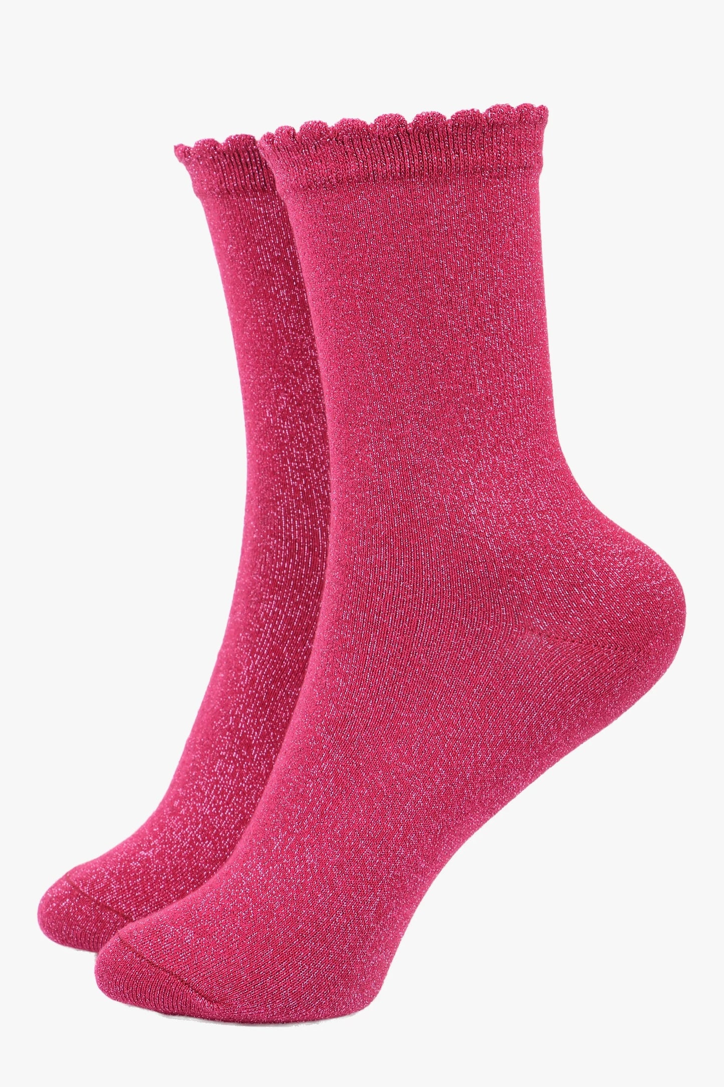 Glitter Socks - Berry