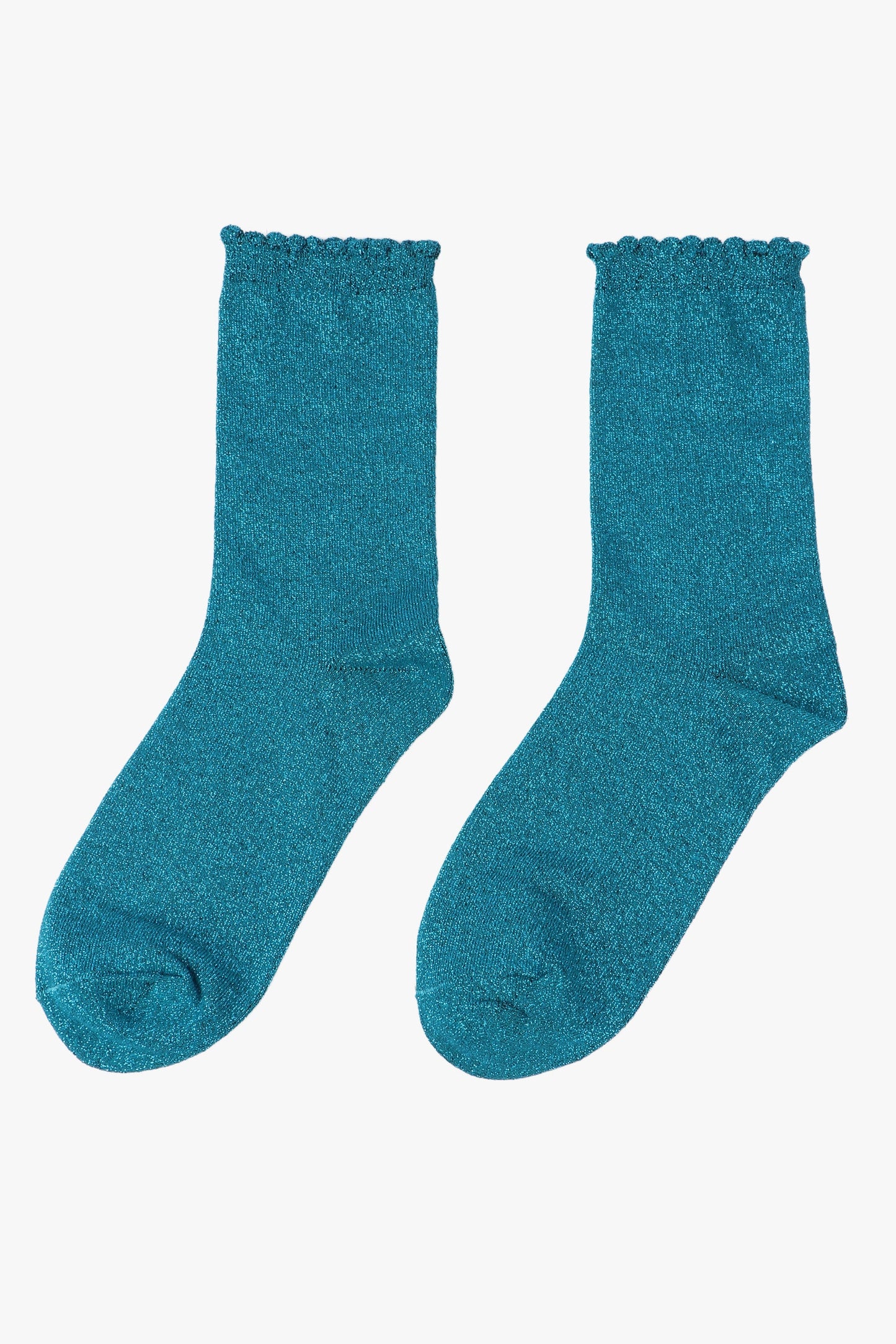 Glitter Socks - Teal