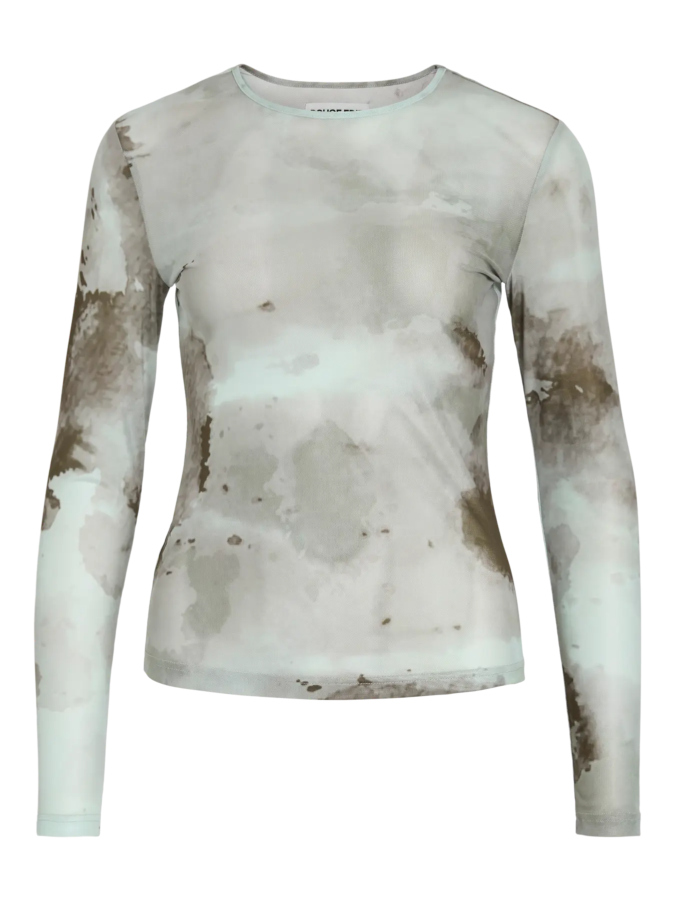 Rouvalley Boat Neck Top - Aquifer/Dark Olive