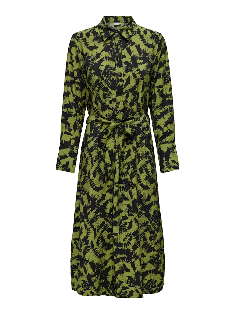 Line Life Midi Shirt Dress - Woodbine