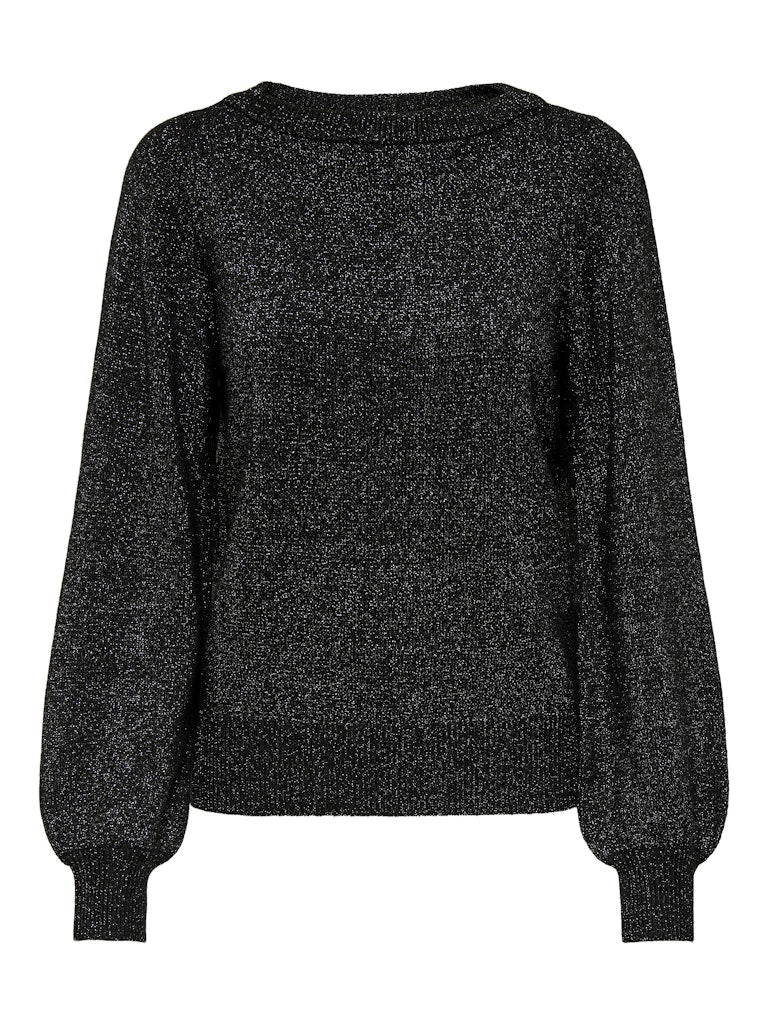 Rue Glitter Pullover - Black