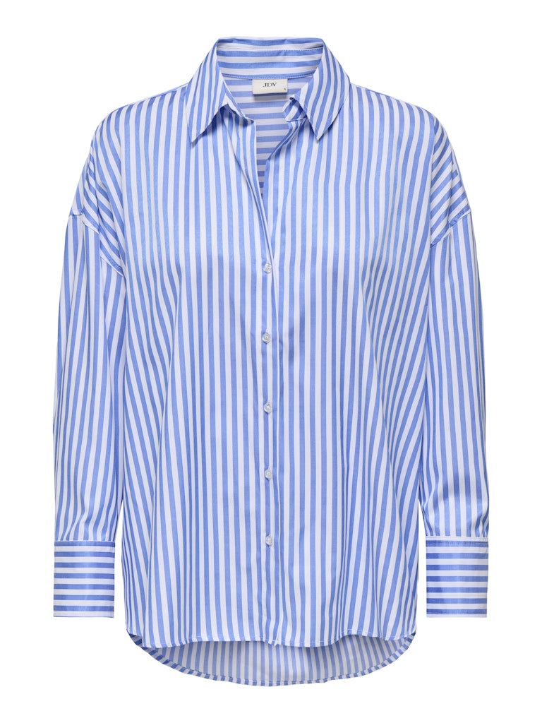 Vesper Striped Shirt - Cornflower Blue