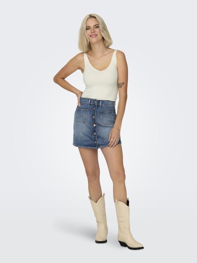 Nanna Knitted Top - Cloud Dancer