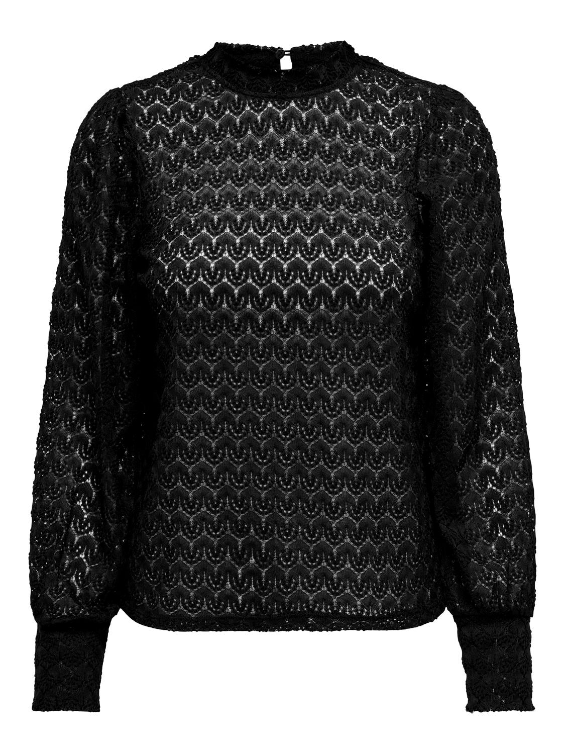 Avery Lace Top - Black