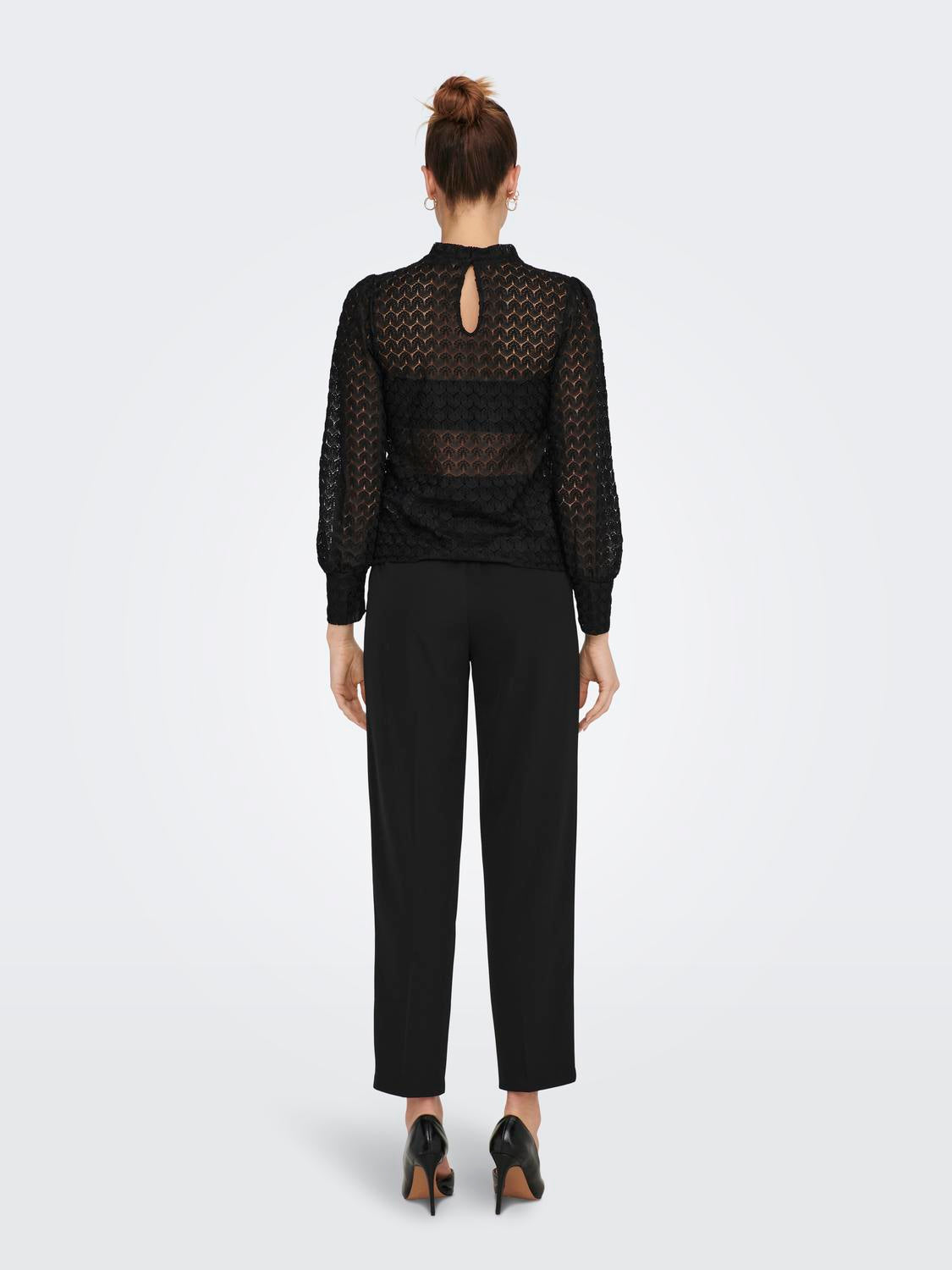 Avery Lace Top - Black