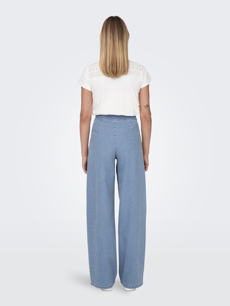 Geggo Wide Jeans - Light Blue Denim