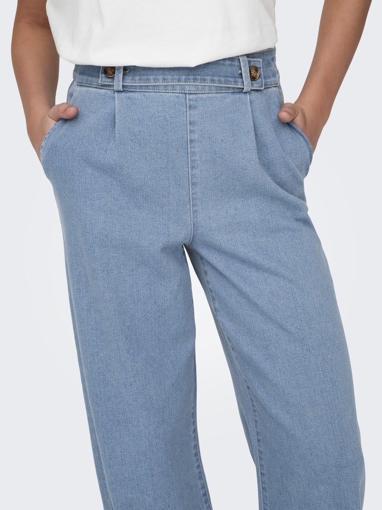 Geggo Wide Jeans - Light Blue Denim