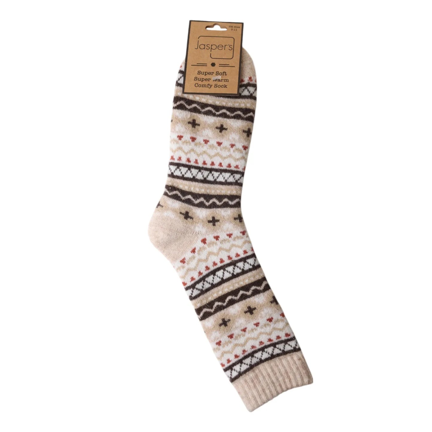 Nordic Cosy Socks - Oatmeal