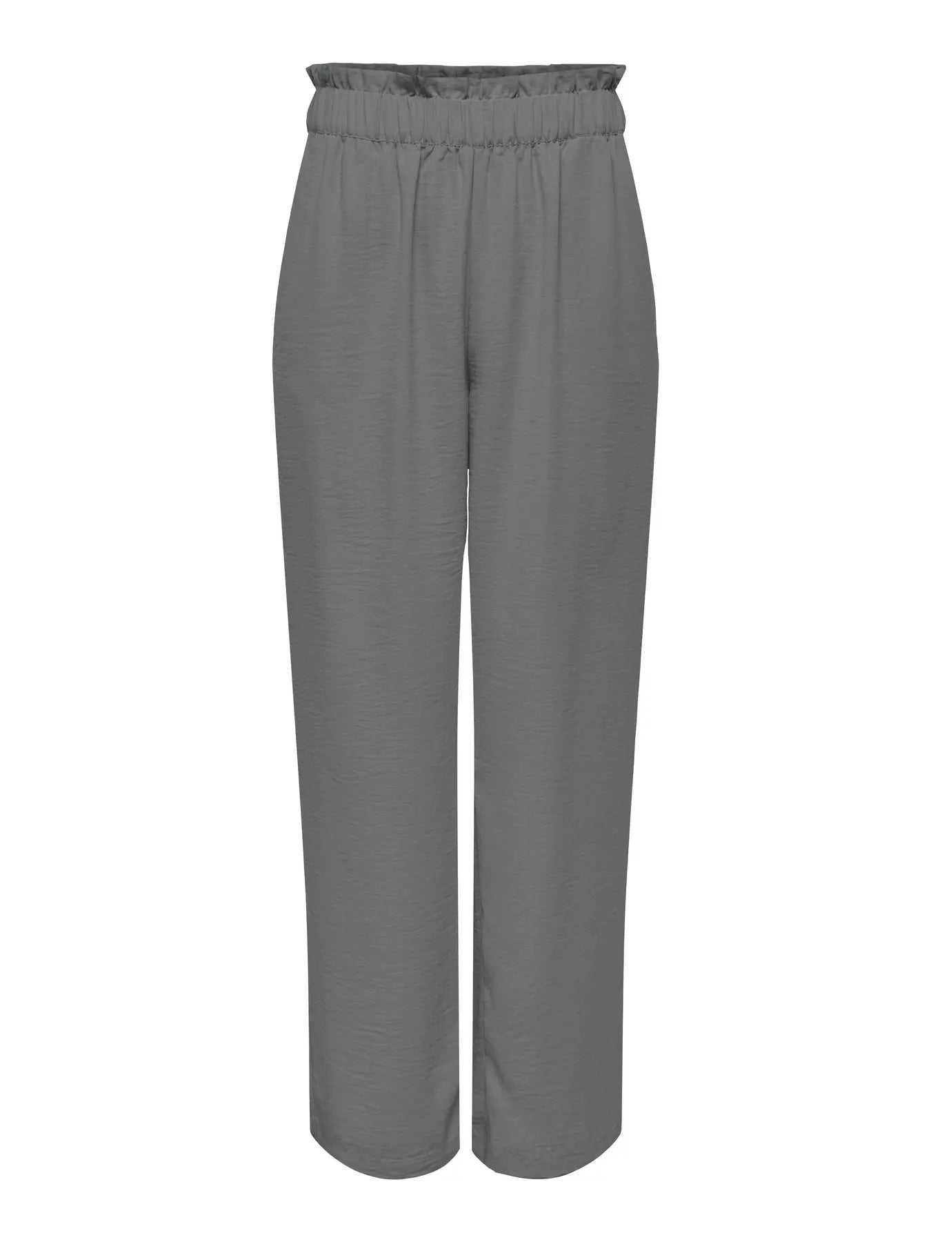 Divya Life High Waisted Wide Pants - Steel Grey