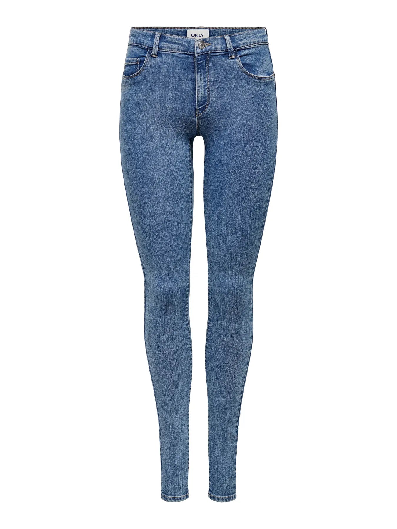 Rain Skinny Jeans - Medium Blue Denim