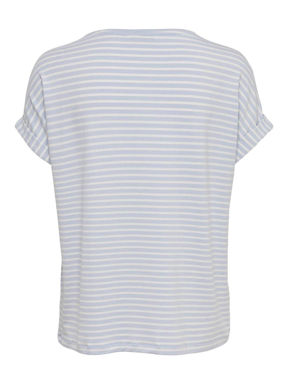Moster Striped Tee - Clear Sky