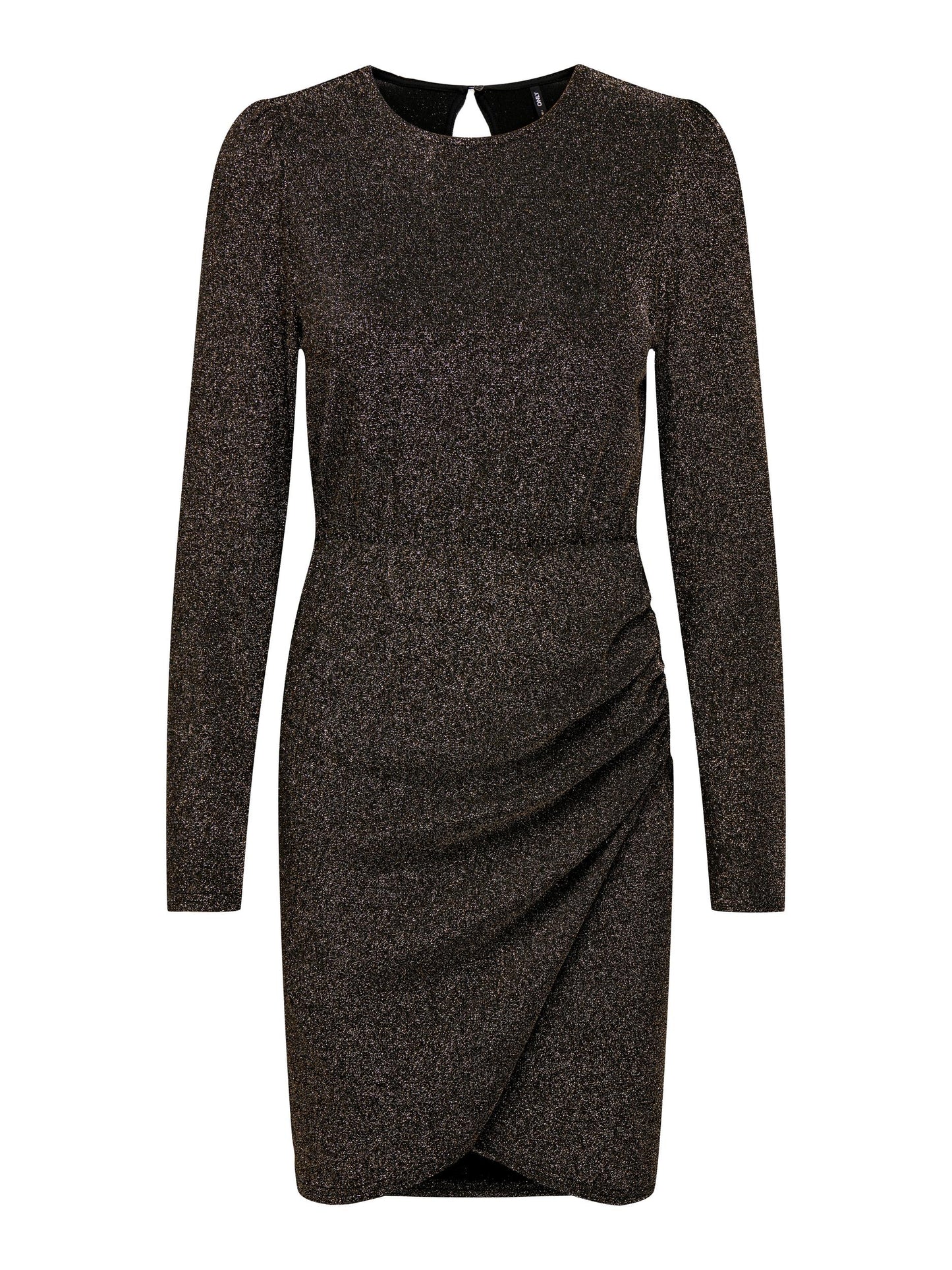 New Rich Glitter Dress - Silver Gold