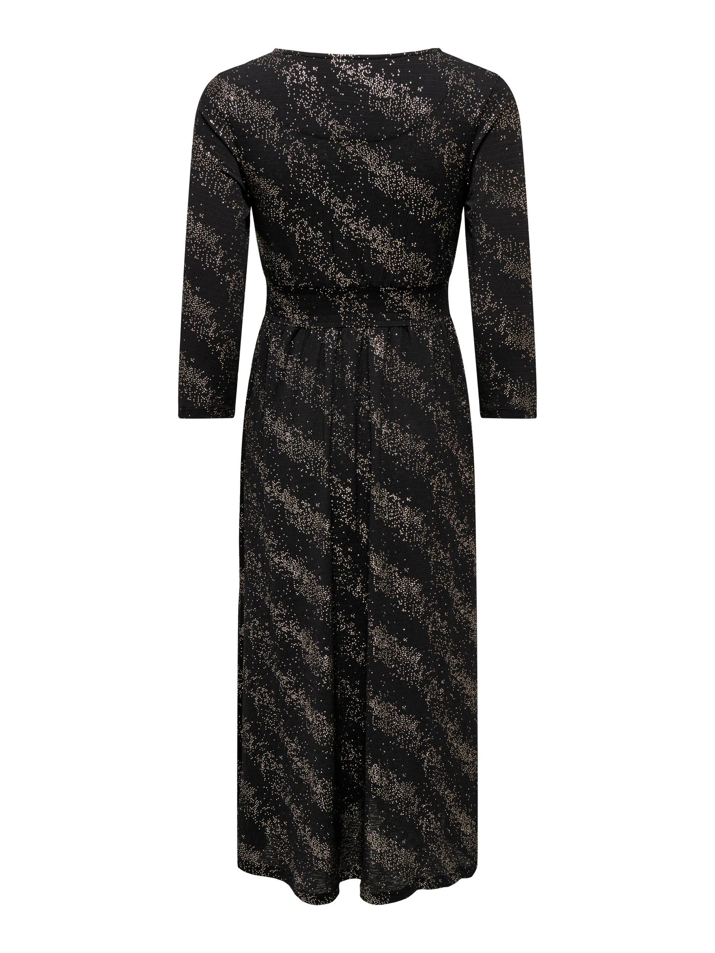 New Pella Foil Wrap Glitter Dress - Gold Dots