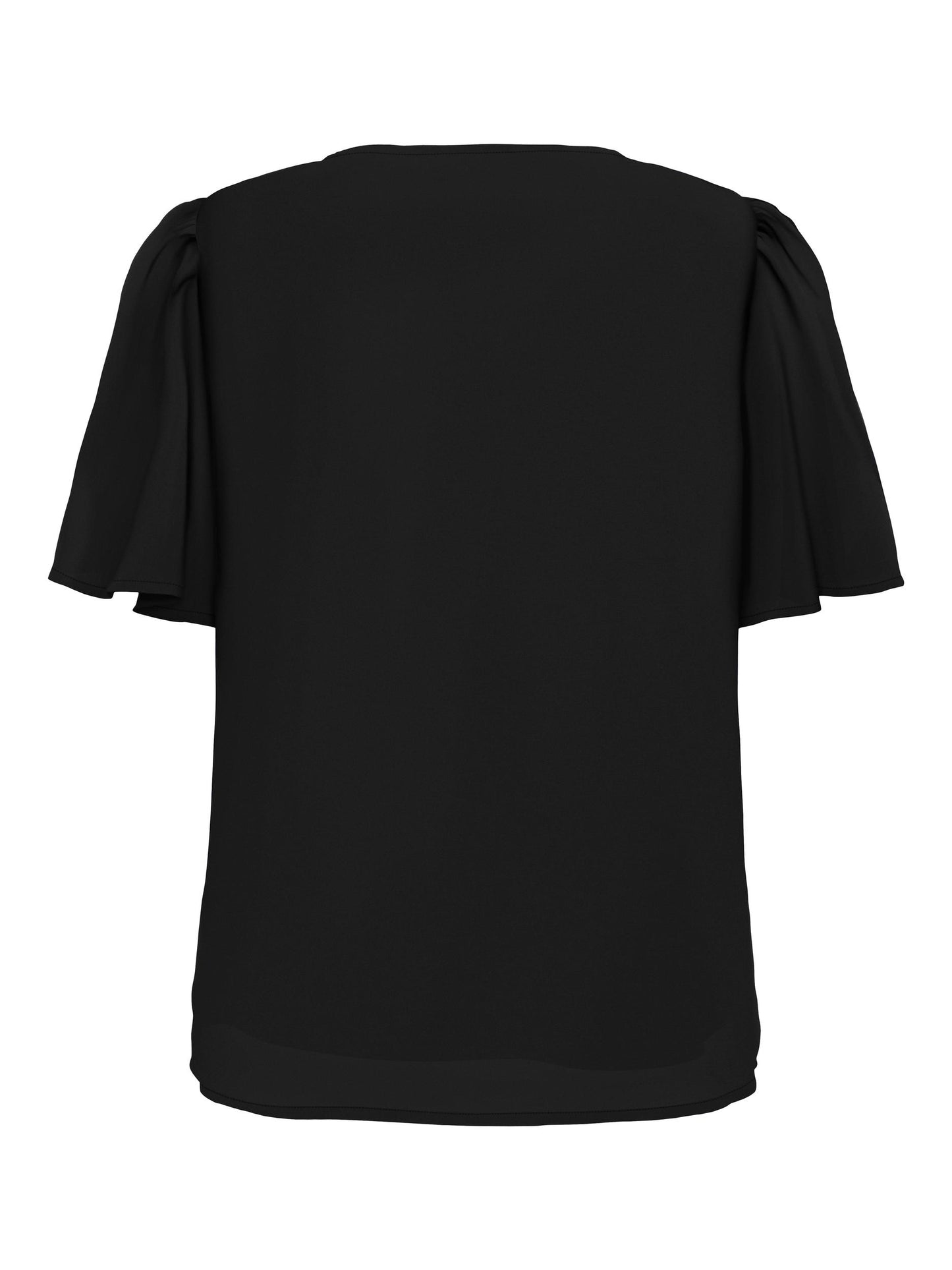 Star Life V-Neck Top - Black