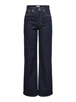 Juicy Wide Leg Jeans - Dark Blue Denim