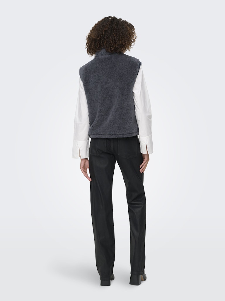Bari Life Teddy Waistcoat - Blackened Pearl