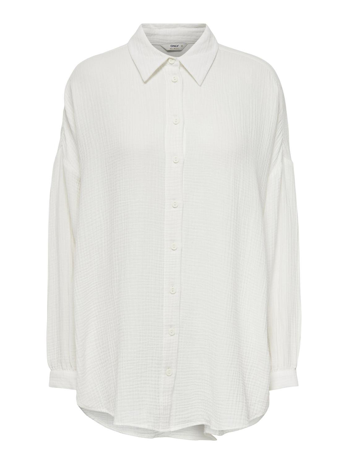 Thyra Oversized Shirt - Cloud Dancer