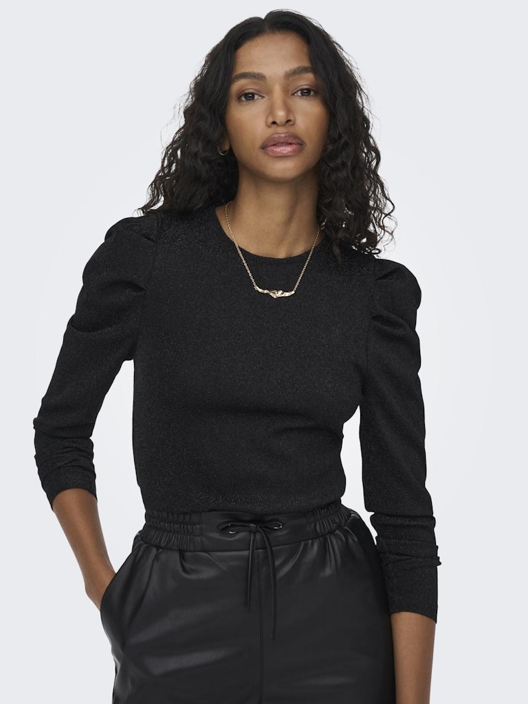Rich Glitter Top - Black