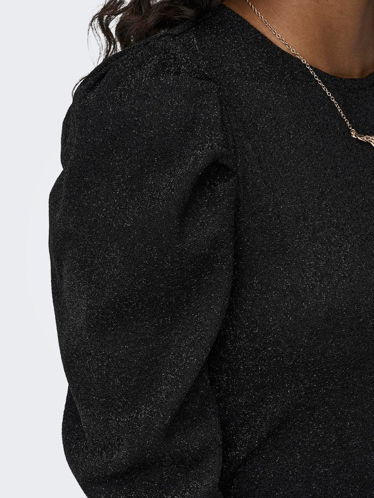 Rich Glitter Top - Black