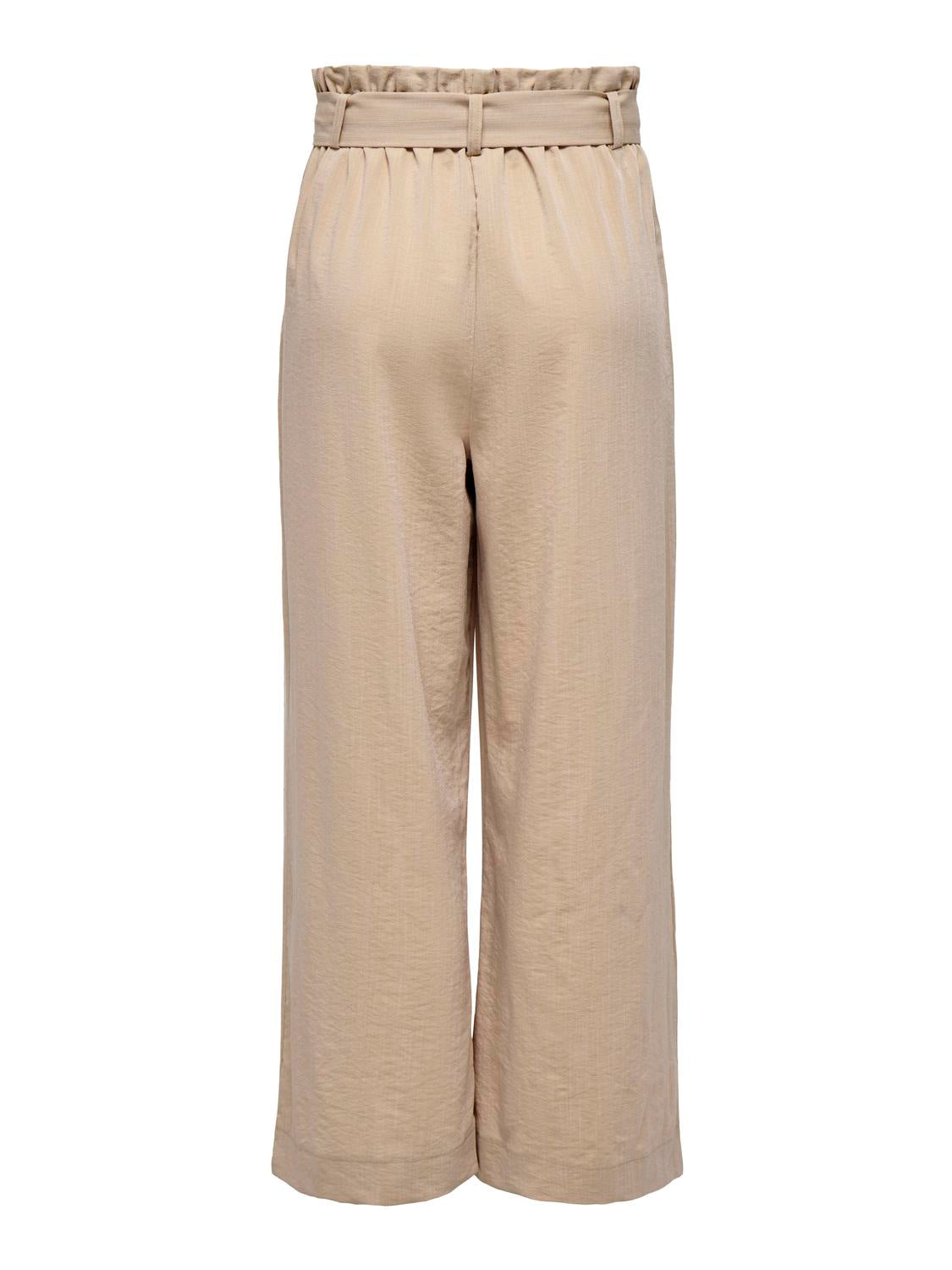 Marsa Paperbag Trousers - Safari Melange