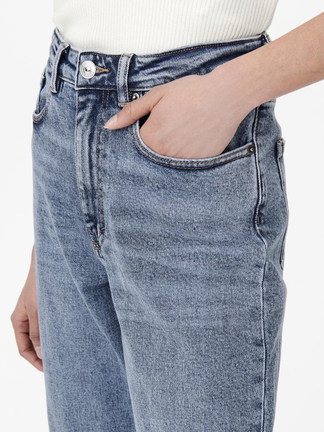 Juicy Wide Leg Jeans - Medium Blue