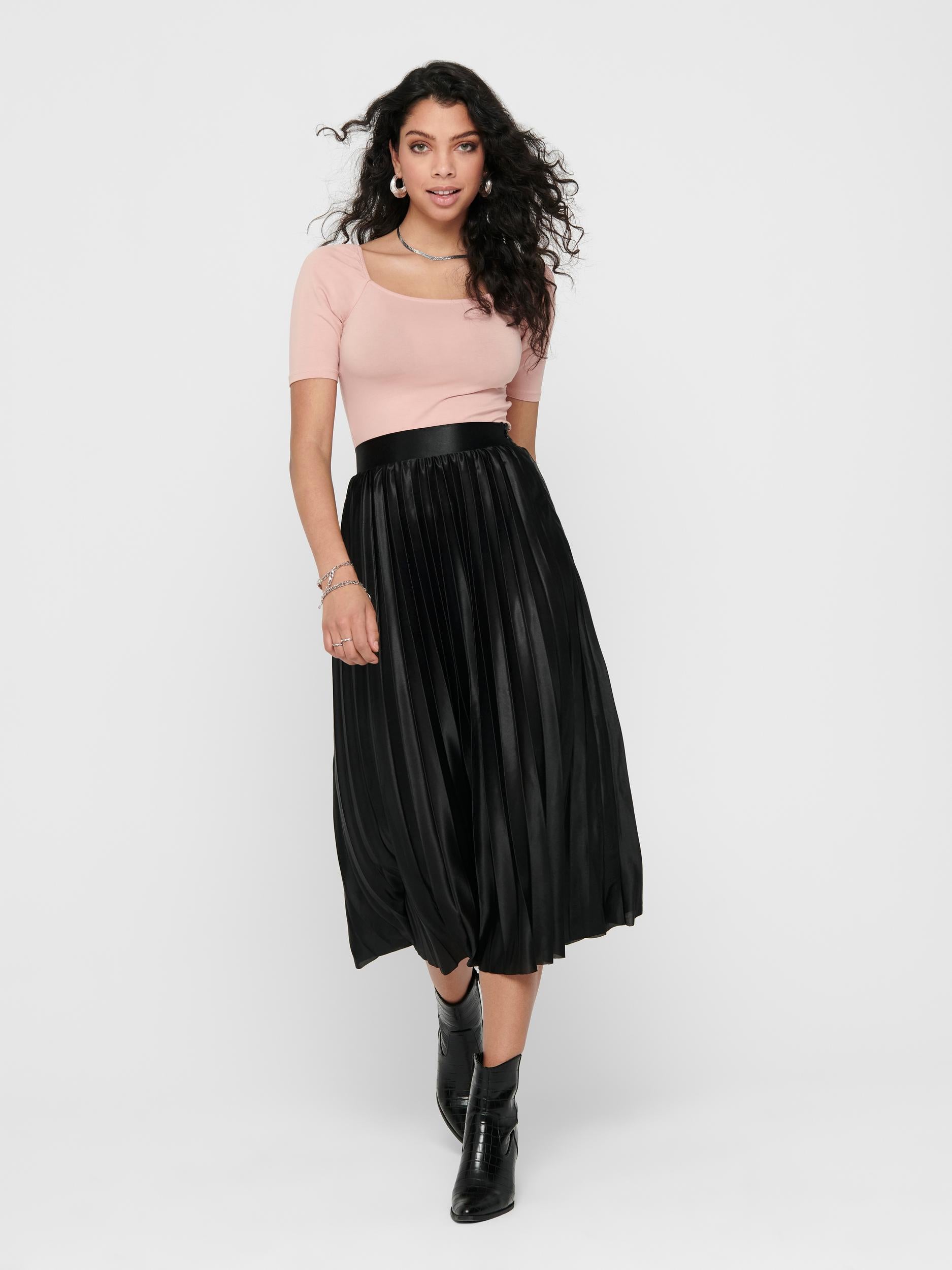 Hailey Pleated Skirt Black – Planet - Main Image