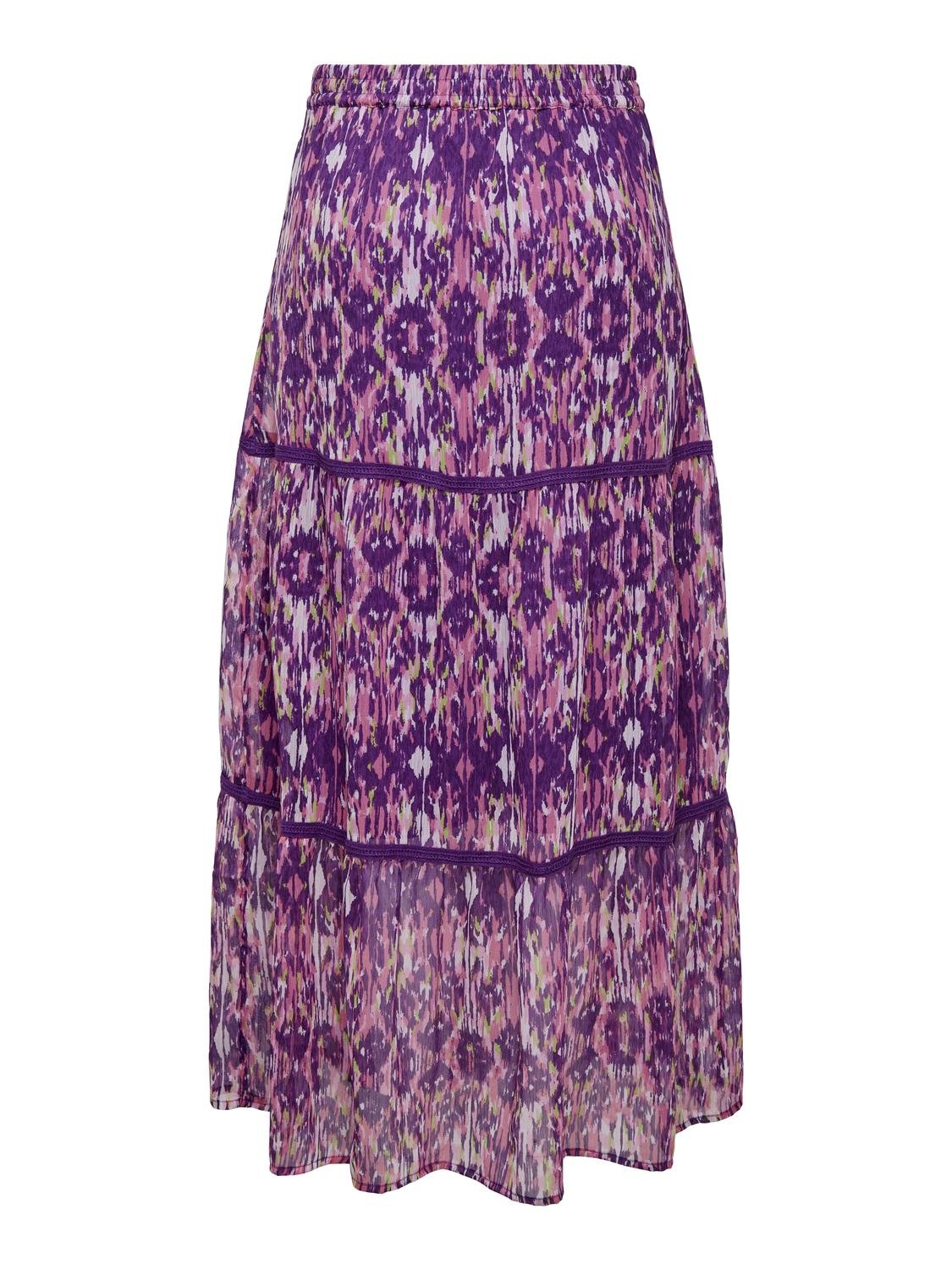 Viva Life Maxi Skirt - Purple Magic