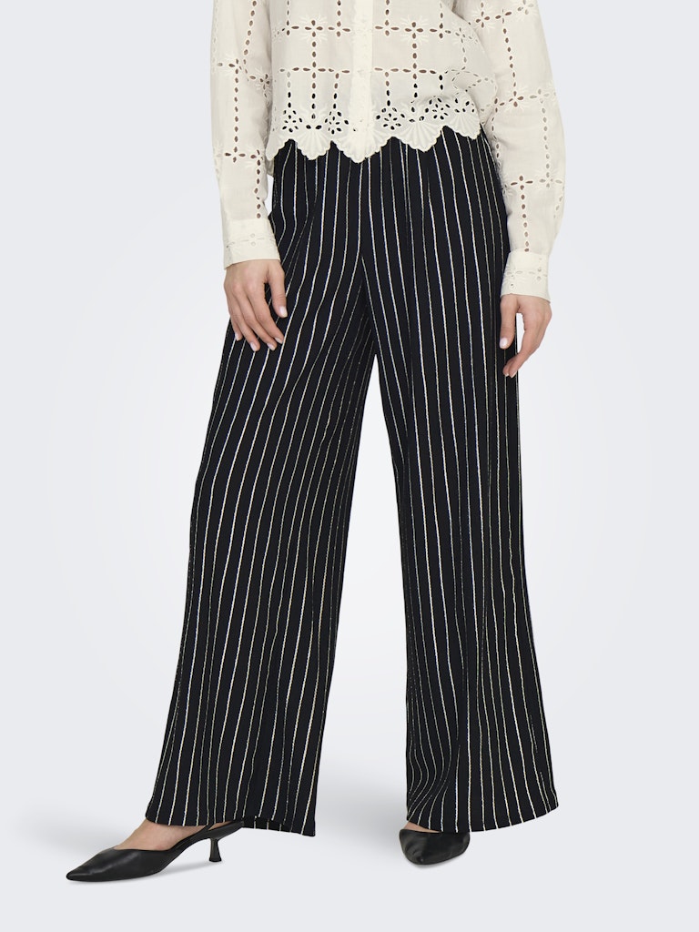 Lanny Life Pants - Black Bright White
