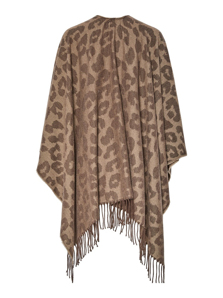 Marianna Poncho - Greige Leo