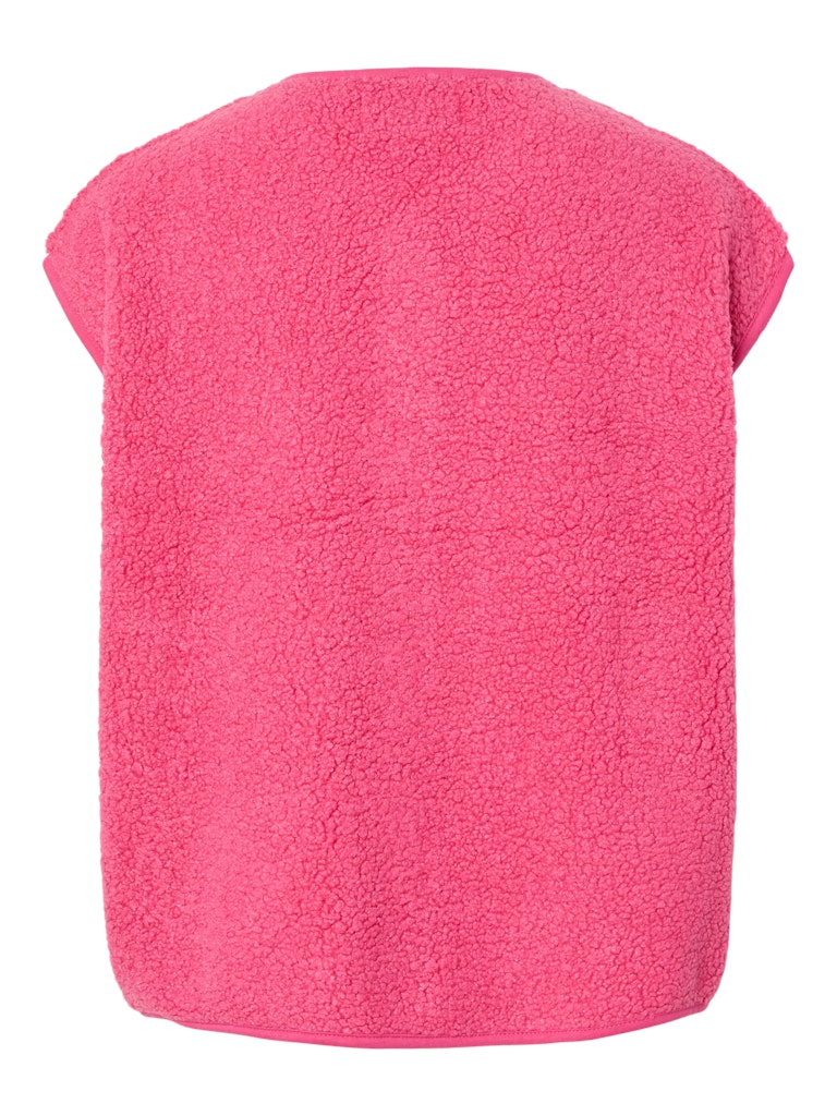 Katty Teddy Vest - Shocking Pink