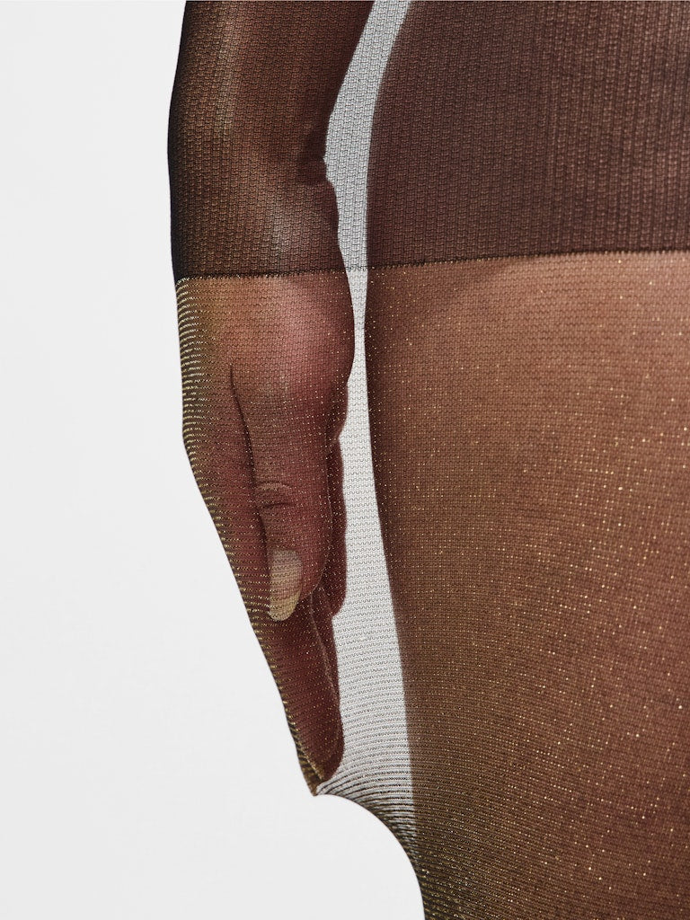 Jino Gold Tights - Black Gold Glitter